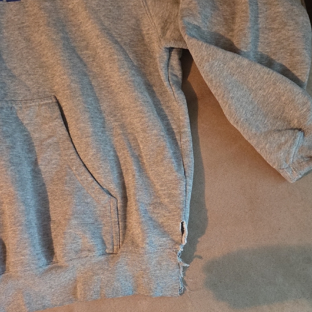 Nike Kansas Blue and Gray Hoodie - Picture 4 of 4